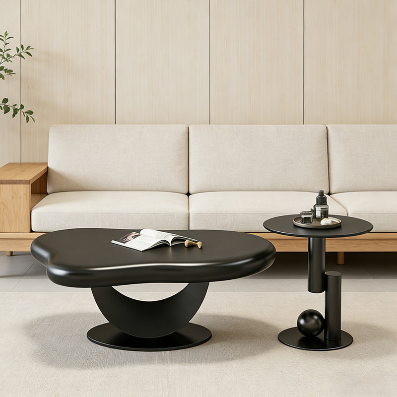 Dover, Black, Black, 17.71" H x 47.24" L x 27.16" W