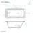 Voltaire 60" x 30" Alcove Bathtub-1190788066-1094438484