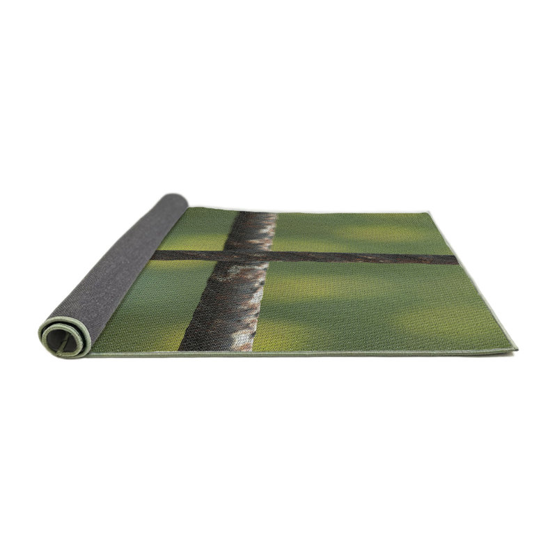 Tapis de zone verte à motif, Rond 8 pi