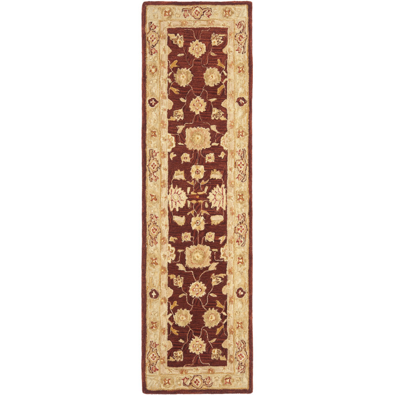 Tingley Hand Tufted Wool Floral Rug, Runner 2'3" x 10'