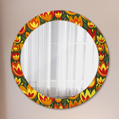 Huldar Glass Flat Wall Mirror