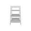 Armoire à linge H 29,7 po, quatre tablettes, vertical, blanc