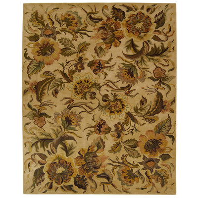 Tapis beige touffeté à la main Meriden