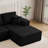 108" Cloud Sectional Couch with L-Shape Chaise Modern Comfy Modular Corduroy Sofa for Living Room, No Assembly Required-1974181336