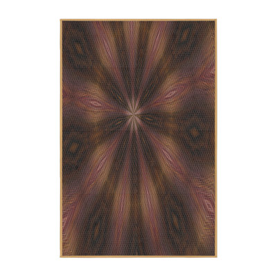 Brun Tapis décoratif