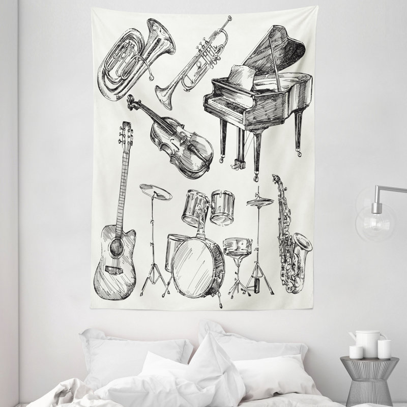 Tapisserie en polyester polyester, H 80 po x l 60 po