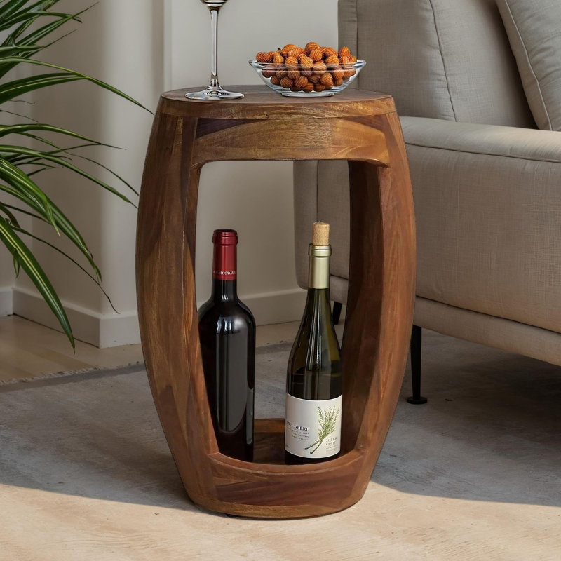 Solid Wood End Table