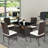 Leedom 4 - Person Patio Dining Set Rectangular Table