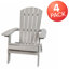 Chaise Adirondack pliante en résine Balasi-1626179435