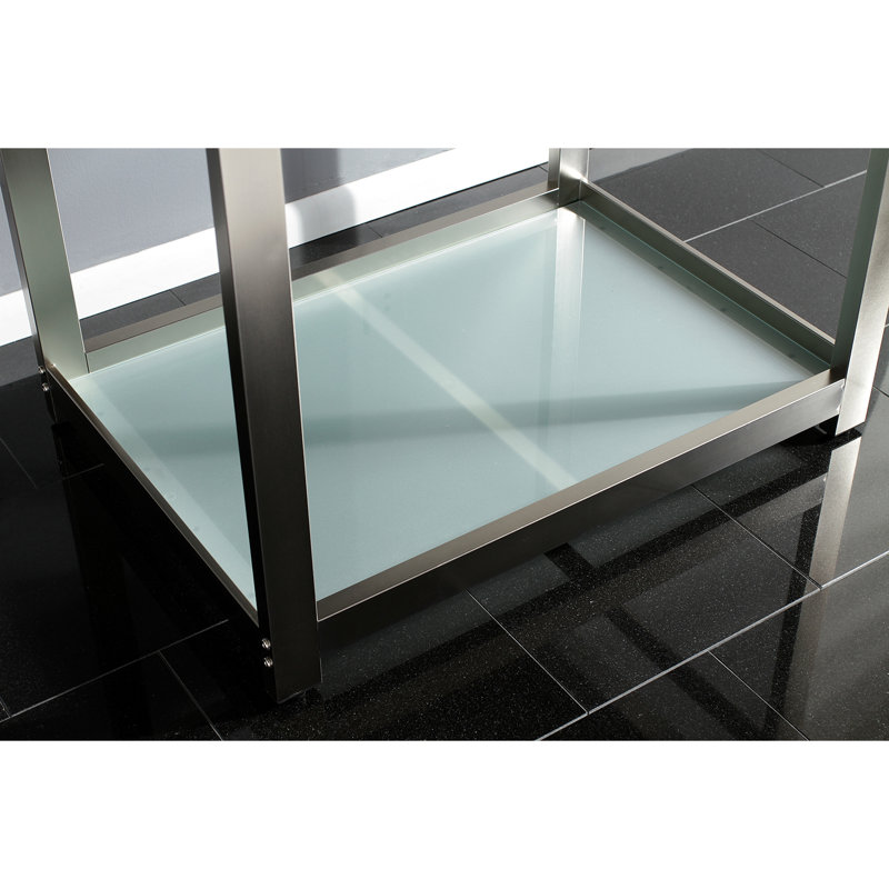 Fauceture 31" Single Bathroom Vanity, Brushed Nickel