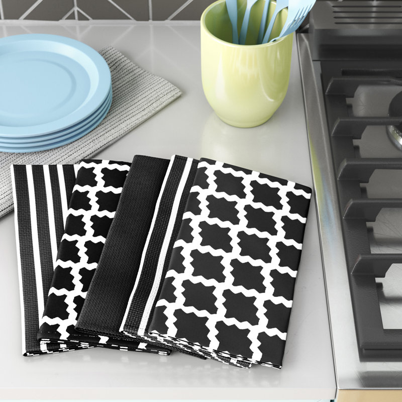 Tea Towel Kitchen Towel, Black