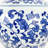 TOPOFLIAN Blue and White Porcelain Vase
