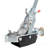 2T HAND Winch PULLER,DOUBLE GEAR,3 HOOKS, 12FT Cable,Power Cable Puller with Dual Gears Ratchet System for Easy Hand Pulling