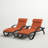 Fionnula Powder Coated Aluminum Reclining Patio Chaise Lounge Set-21047566