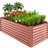 Rosonda Outdoor Metal Raised Planter Box-127370194-127370207