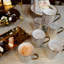 Certified International Mosaic Set Of 6  Gold Plated Mugs