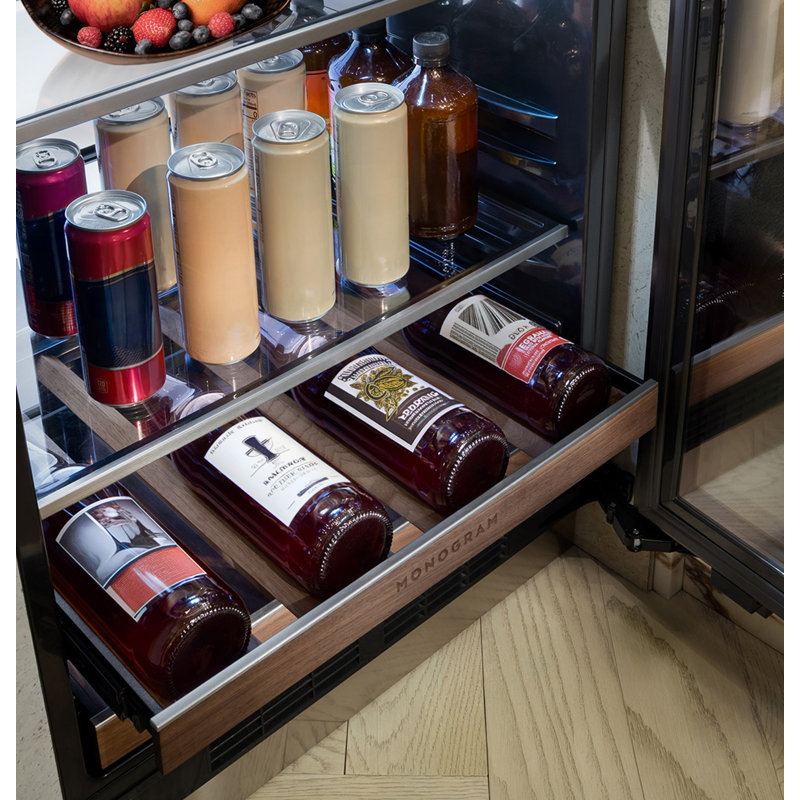 Monogram 24" Under Counter Panel-Ready Beverage Center With Accessories, Statement, Custom