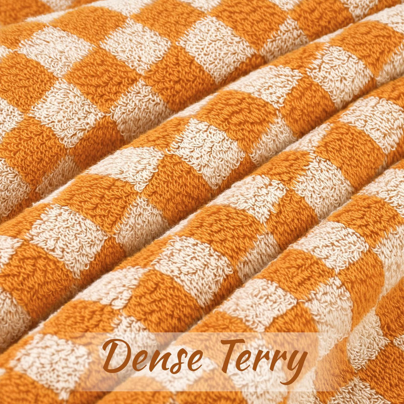 Cotton Bath Towel, Orange