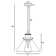 Betton 1 - Light Black/Gold/Clear Pendant