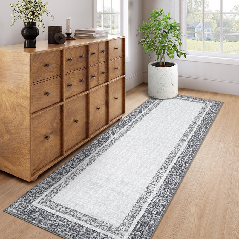 Tapis lavable à la machine Randolph, Tapis de couloir 2 pi x 6 pi