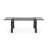 Levante Glass Extendable Table with Wooden Legs-628190400-560646994-560646993