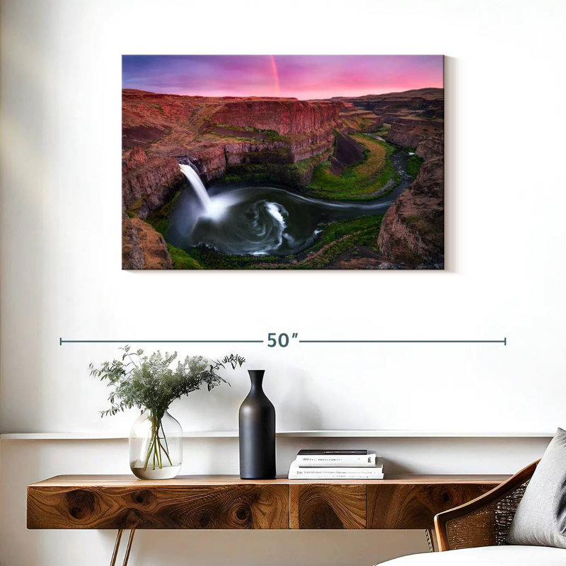 Alvord surplombant la cascade de Palouse, H 24 po x l 36 po