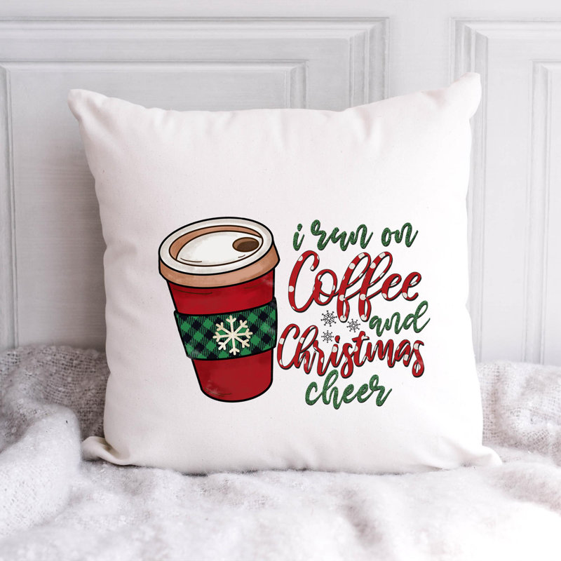 Christmas-03 Reversible Throw Pillow, 14" x 14"