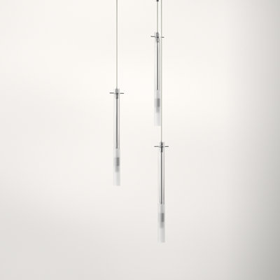 Sapan 3 Light Glass Dimmable Pendant
