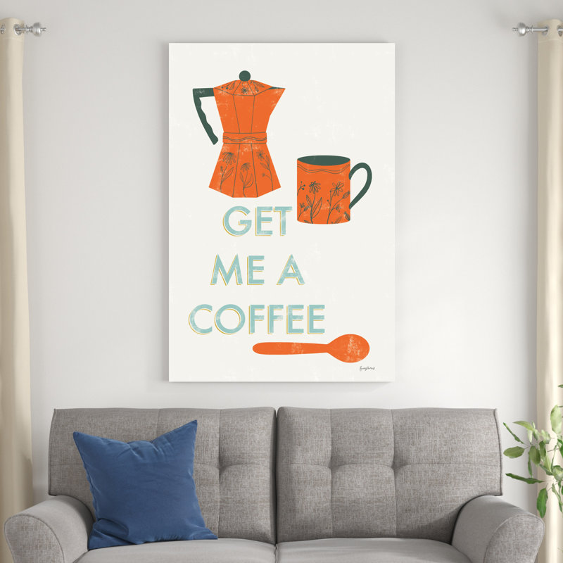 Café de cuisine rétro I, H 32 po x l 48 po x P 1,25 po