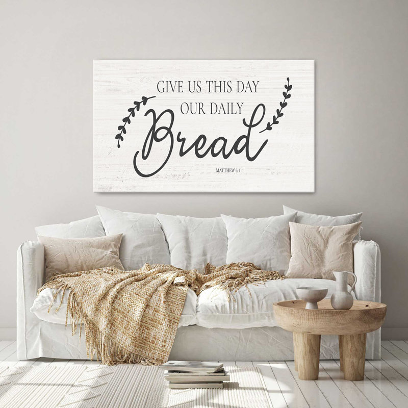 «Daily Bread» par CAD Designs, reproduction sur toile, H 24 po x l 40 po x P 1,5 po