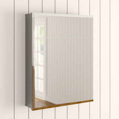 Medina Single Door Aluminum Medicine Cabinet