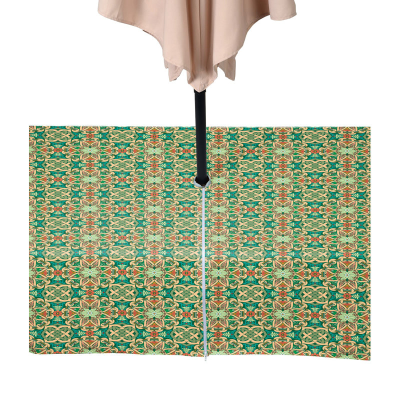 Ahmad Weave Water Repellent Tablecloth, 104" x 60"