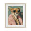 Glam Cheetah en fourrure rose, impression sous verre, conception de The Prints Vibe-130834576-130834578