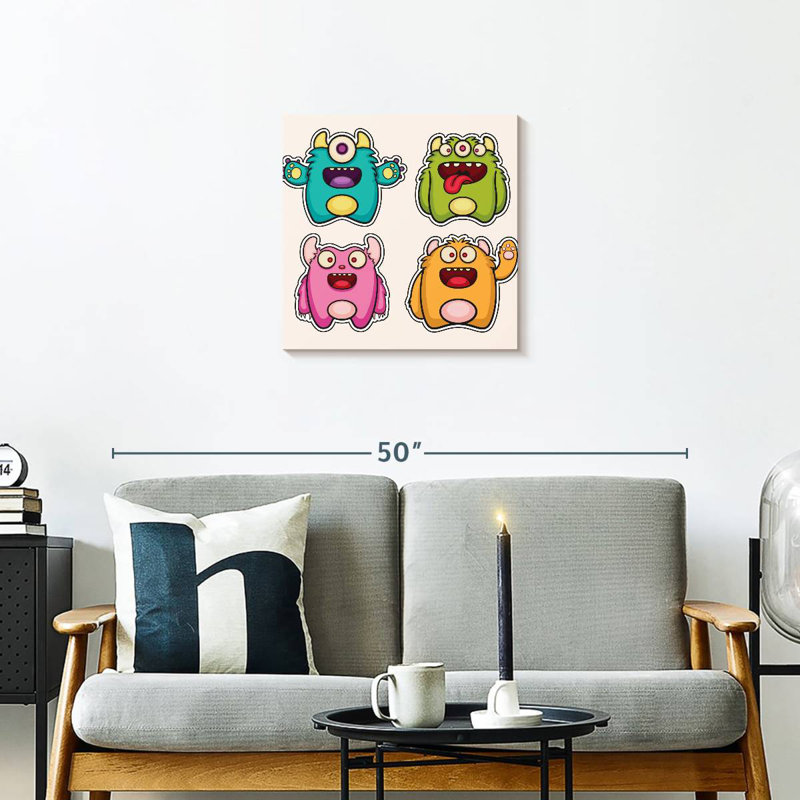 «Baby Monsters Hello», H 20 po x l 20 po