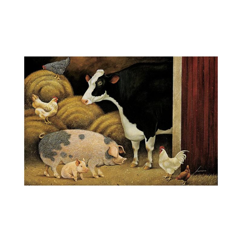 Family Farm by Lowell Herrero - Wrapped Canvas Painting, 101.6 cm H x 66.04 cm W x 1.91 cm D