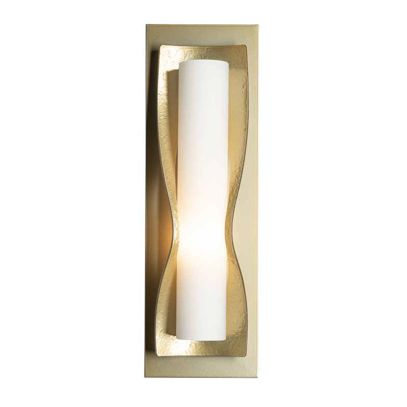 Dune Flush Mounted Sconce, 1, Modern Brass