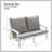 Marcial HIPS Outdoor Loveseat-106838343