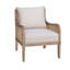 Chaise d'appoint avec coussin de dossier amovible