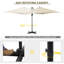 Azwa 245cm Cantilever Parasol