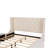 Upholstered Platform Bed  Storage Velvet Bed With Wingback Headboard And 1 Big Drawer-831953155