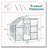 6X10FT Polycarbonate Greenhouse Raised Base and Anchor Aluminum Heavy Duty Walk-in Greenhouses for Outdoor Backyard in All Season-120474059