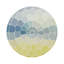 Mosaico Palm Beach Vegan Leather Round Coasters-2083595000