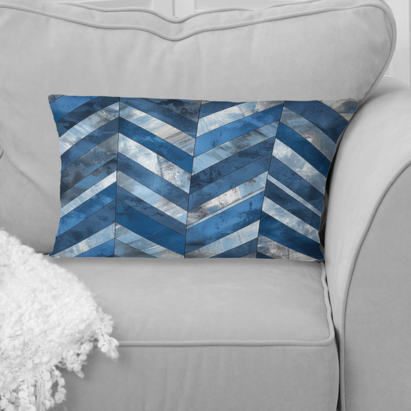 Coussin lombaire Glam I - Glam, Bleu / argent