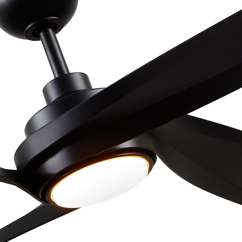 Horizon LED Ceiling Fan, Matte Black, Matte Black