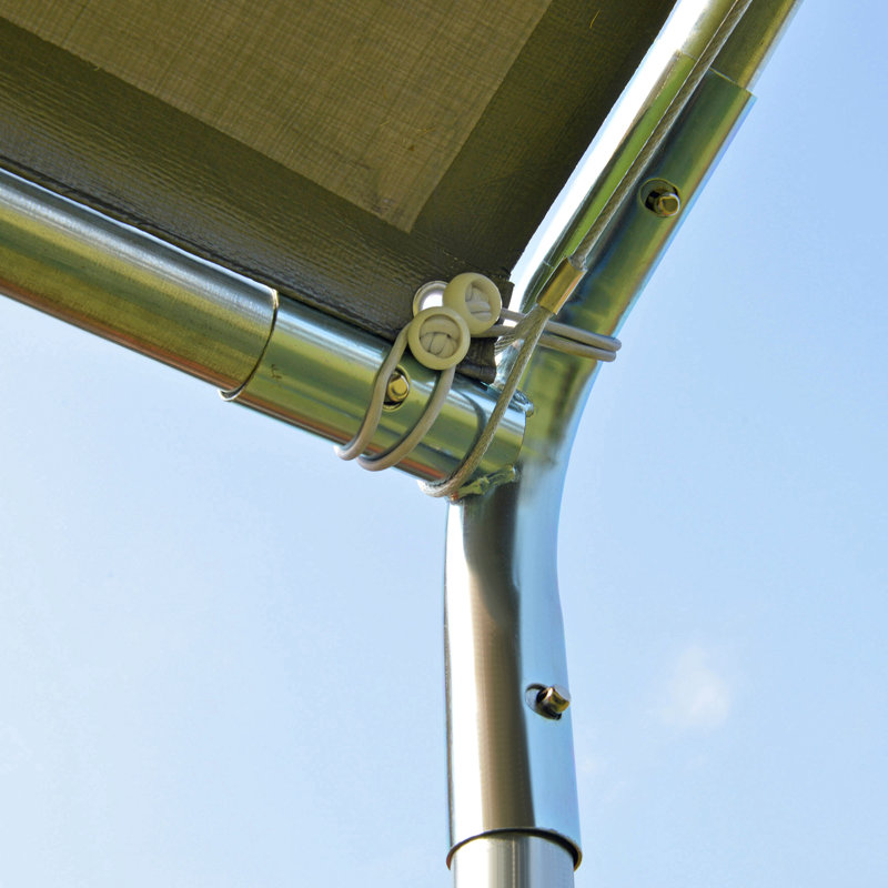 Outsunny Carport Heavy Duty Galvanized Car Canopy With Included Anchor Kit, 3 Reinforced Steel Cables