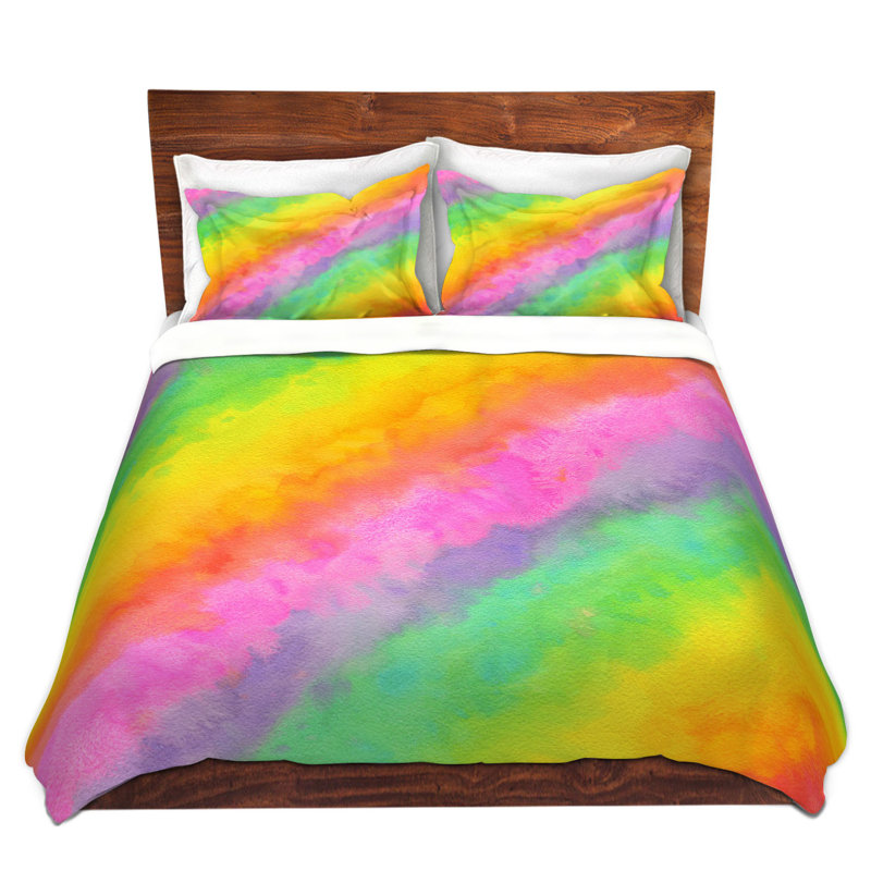 Ensemble de housse de couette pour grand lit DiaNoche en microfibre par Rachel Brown - Reverie