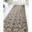 Tapis de couloir ivoire et ivoire noué à la main Trinity