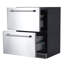 24 Inch Outdoor Drawer Fridge, Counter Double Drawer Beverage Refrigerator