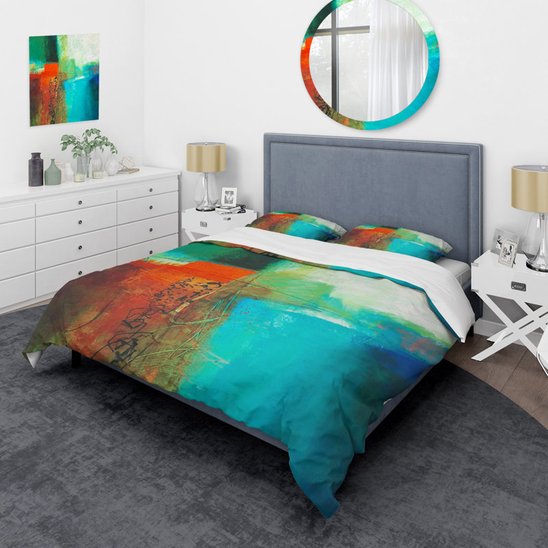 Modern & Contemporary No Abstract Duvet Cover, King Duvet Cover + 2 Shams