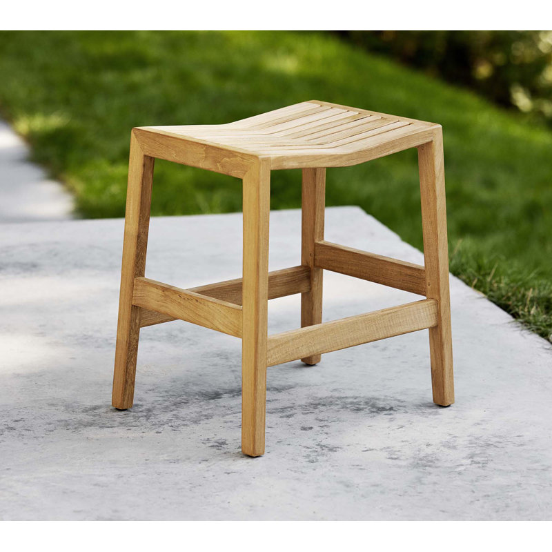 Flip Solid Wood Accent Stool